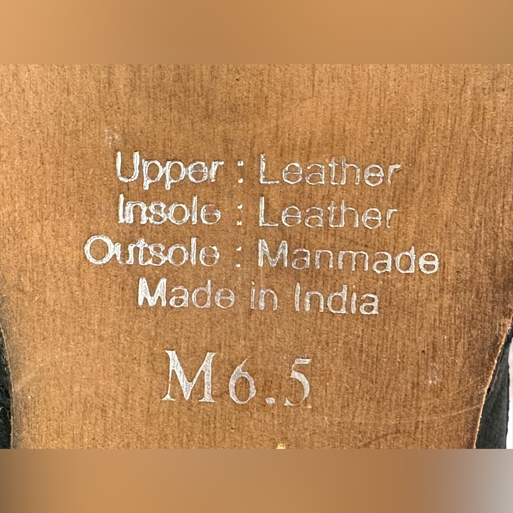BLACK LEATHER BOTIES (SIZE 6.5M) AMAZING CONDITION! COCKTAIL, CONCERT!🤩 - Picture 11 of 12